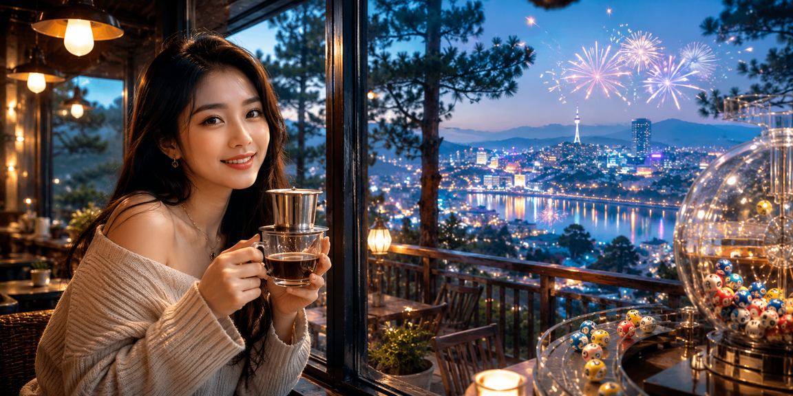 Cà phê Đà Lạt và xổ số gợi cách đọc ưu đãi theo thời điểm trong ngày